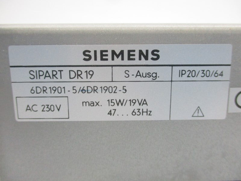SIEMENS 6DR1901-5 230VAC NSMP