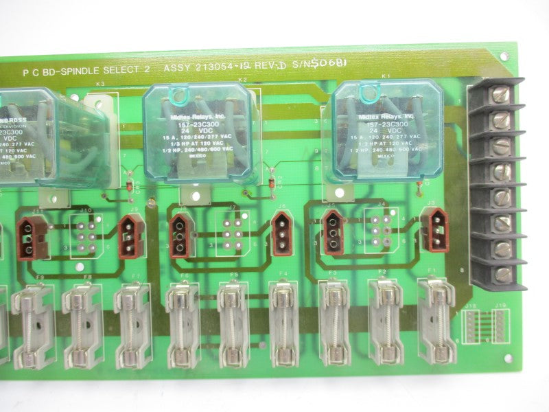 EXCELLON AUTOMATION 213054-12 REV. D NSNP