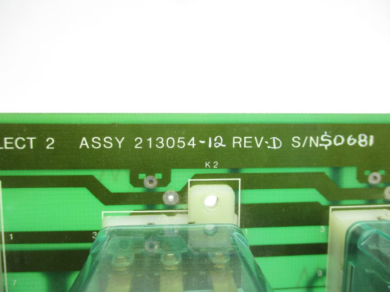 EXCELLON AUTOMATION 213054-12 REV. D NSNP