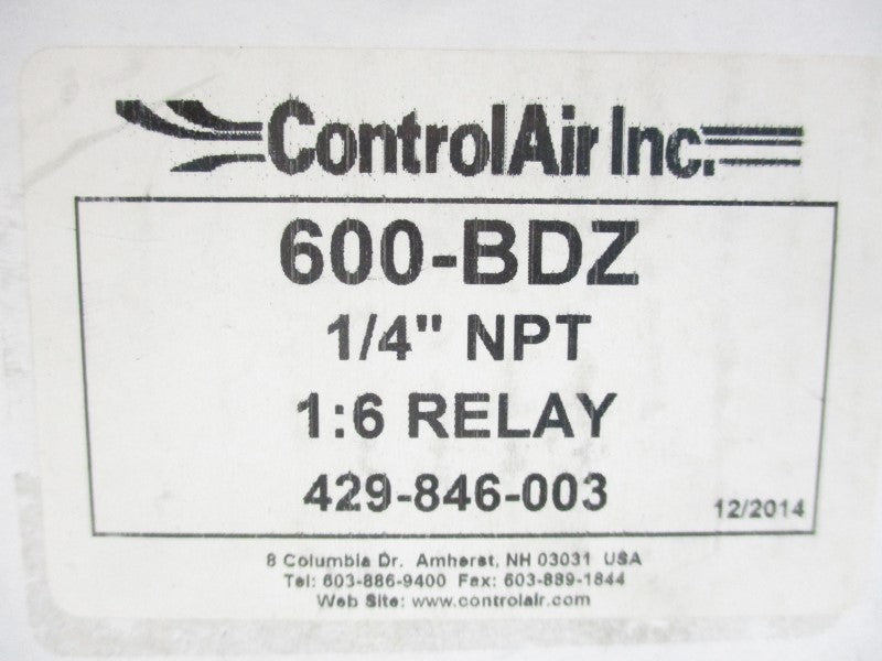 CONTROLAIR 600-BDZ 250PSI 1/4" NSMP