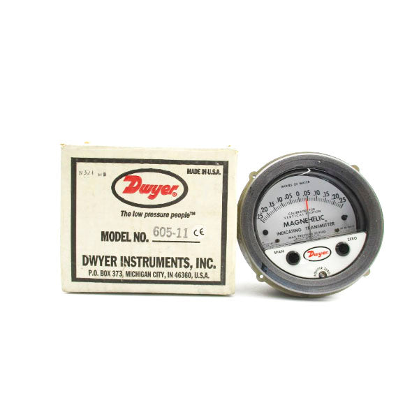 DWYER 605-11 25PSI .25-0-.25 NSMP