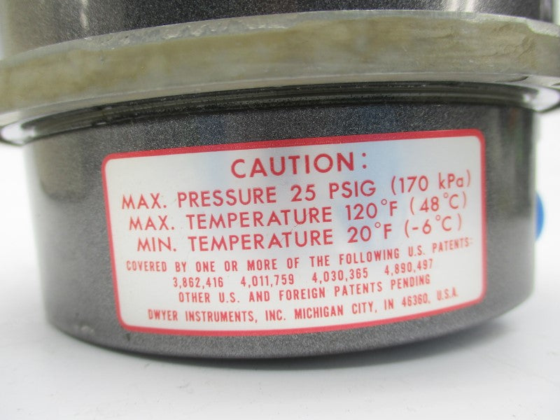 DWYER 605-11 25PSI .25-0-.25 NSMP