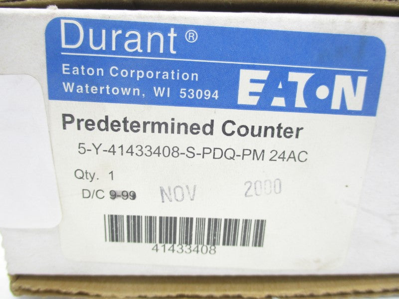 DURANT 5-Y-41433408-S-PDQ-PM24AC 24VAC NSMP