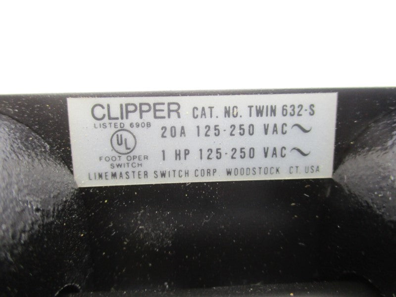 CLIPPER TWIN632-S 125-250VAC 20A NSNP