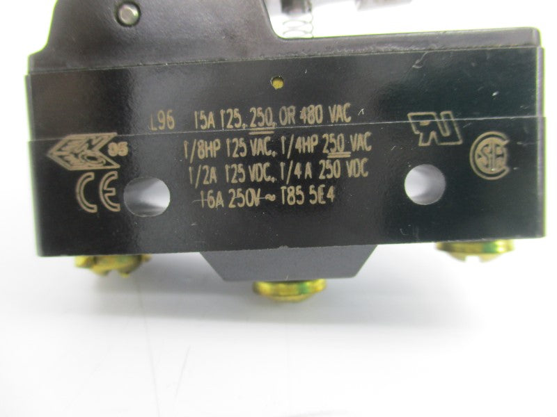 MICRO SWITCH BZ-2RW82212-A2 480VAC 15A NSNP