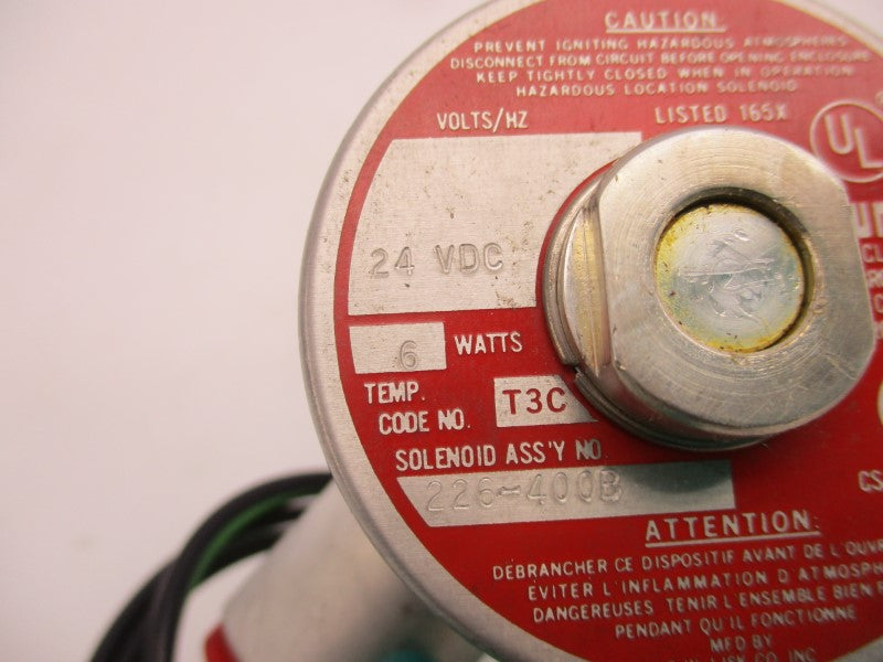 NUMATICS 11SXD441B011M 226-400B 24VDC 150PSI NSNP