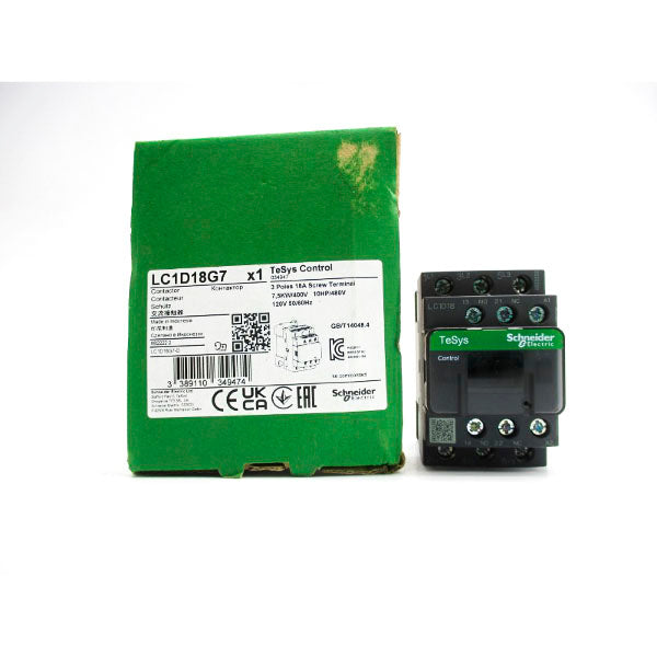 SCHNEIDER ELECTRIC LC1D18G7 120V 18A (BK) NSMP