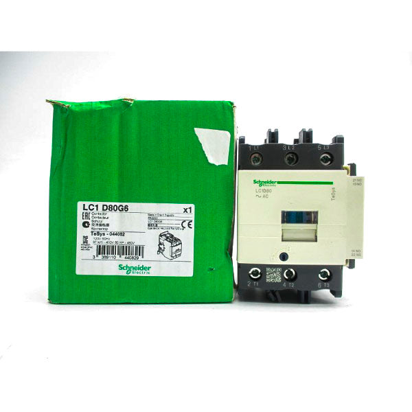 SCHNEIDER ELECTRIC LC1D80G6 120V (AS PICTURED) NSMP