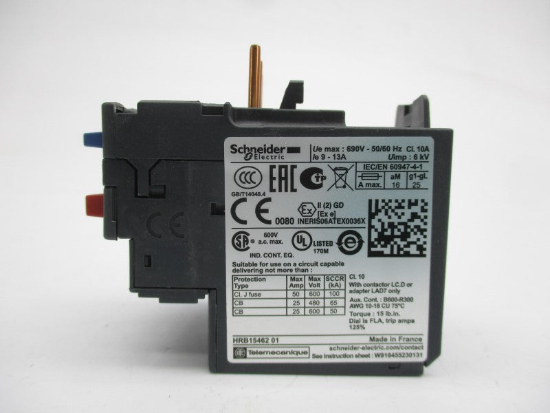 SCHNEIDER ELECTRIC LRD16 9-13A (BK) NSMP