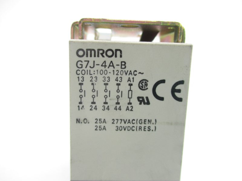 OMRON G7J-4A-B 100-120VAC 25A NSNP