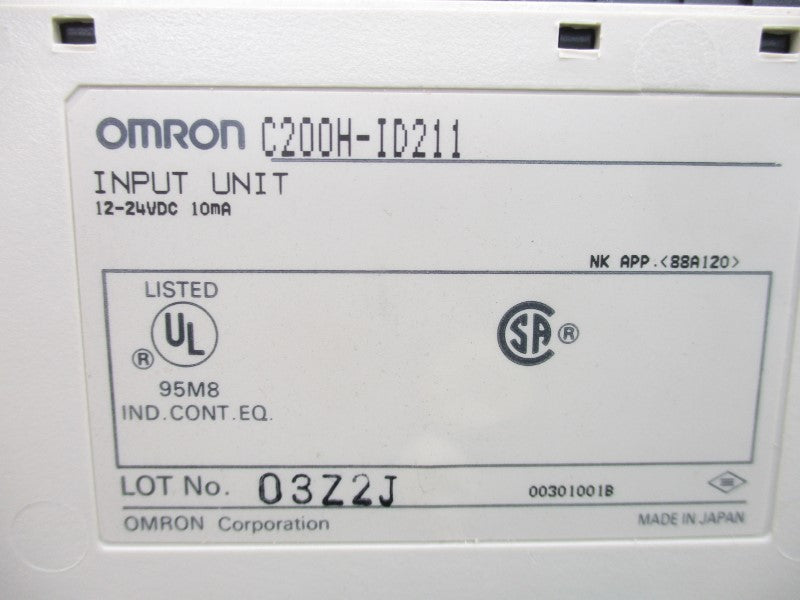 OMRON C200H-ID211 12-24VDC NSNP