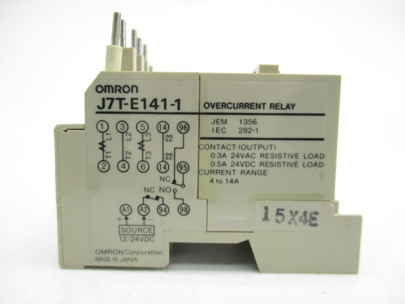 OMRON J7T-E141-1 12/24VDC 4-14A NSNP