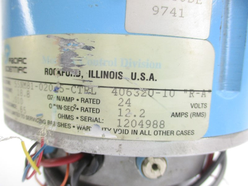 PACIFIC SCIENTIFIC 55NM81-020-5-CTRL 24V 12.2A UNMP