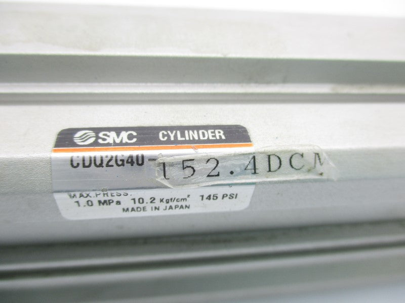 SMC CDQ2G40-152.4DCM 145PSI UNMP