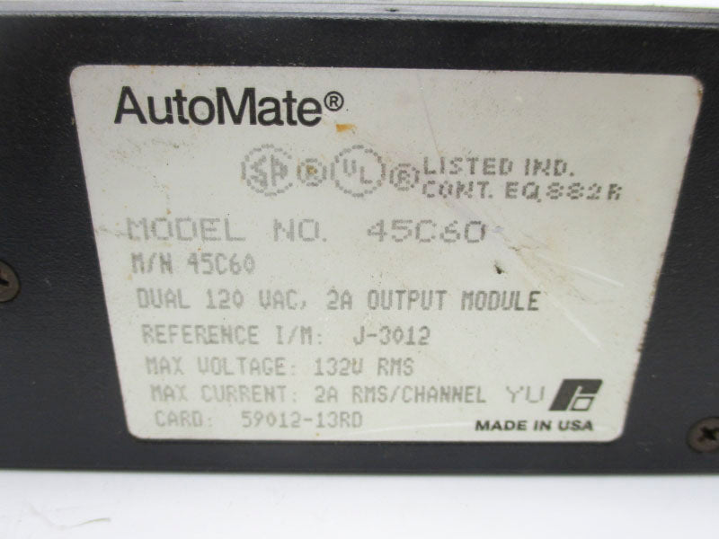 AUTOMATE 45C60 120VAC 2A UNMP