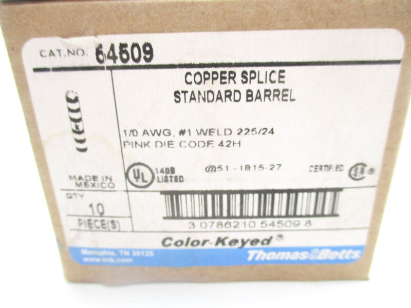 THOMAS&BETTS 64509 (PKG OF 10) NSMP