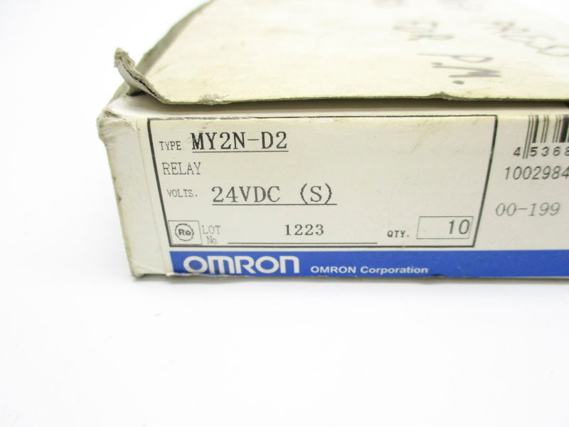 OMRON MY2N-D2 24VDC (PKG OF 10) NSMP