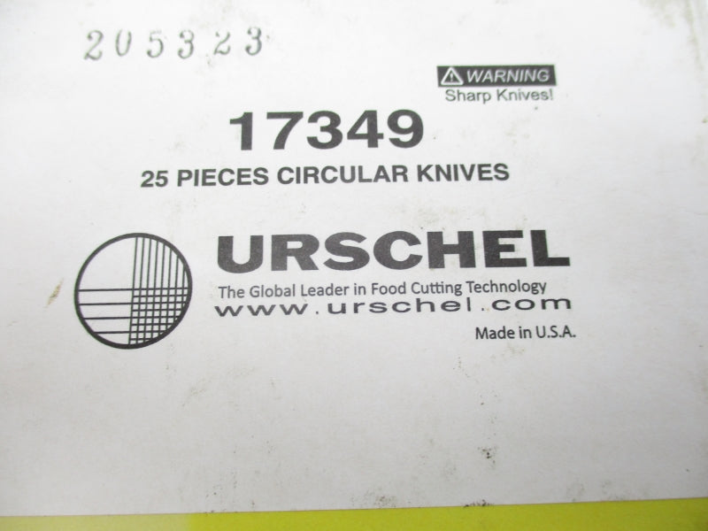 URSCHEL 17349 (PKG OF 25) NSMP
