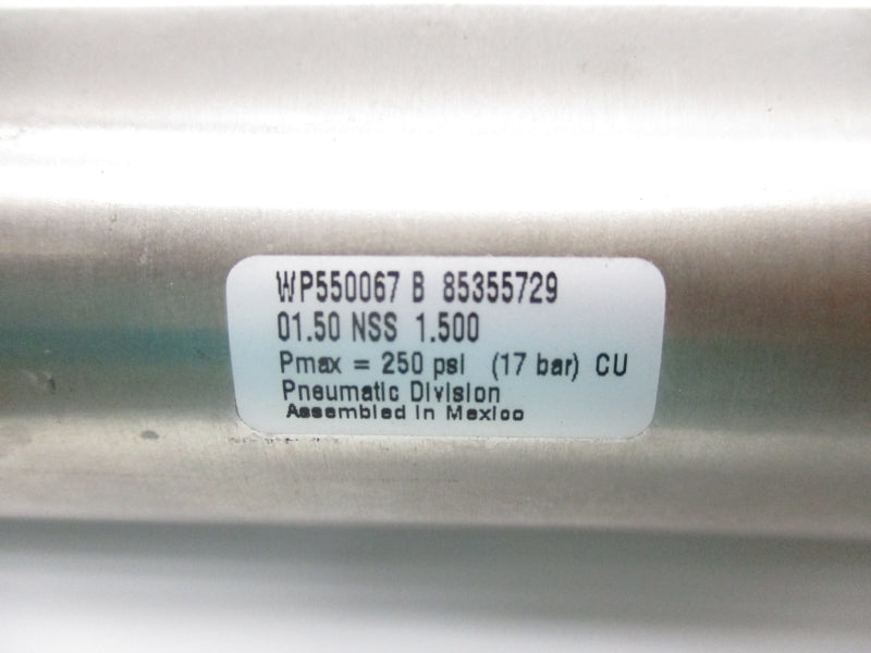 CYLINDER 01.50NSS1.500 250PSI NSNP