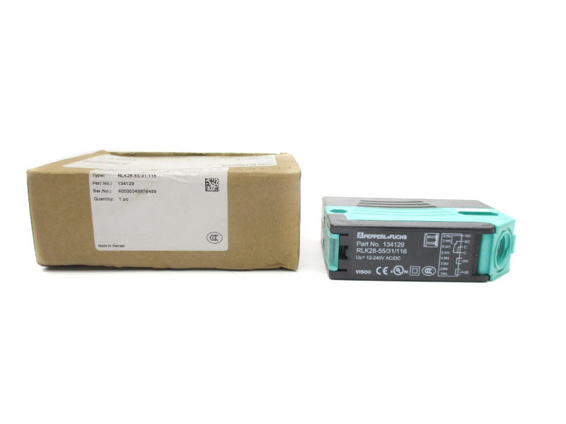 PEPPERL+FUCHS RLK28-55/31/116 134129 12-240VAC/DC NSMP