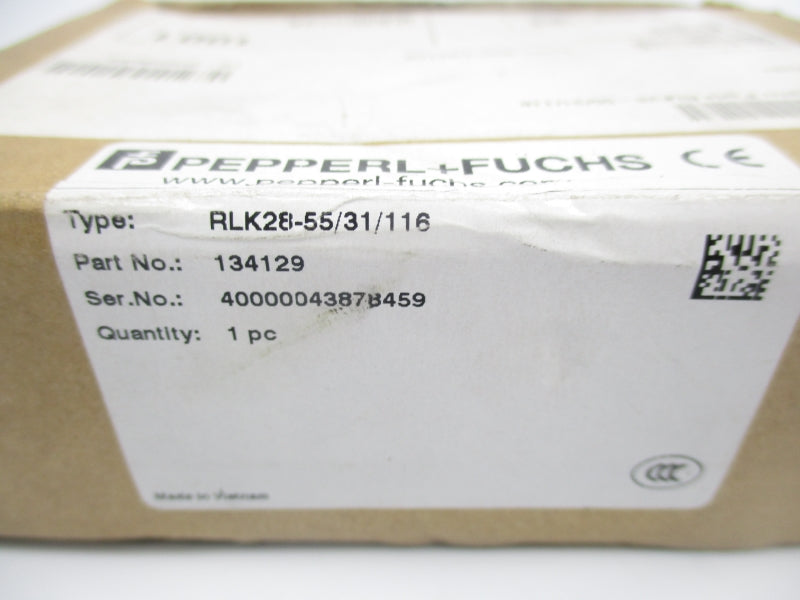 PEPPERL+FUCHS RLK28-55/31/116 134129 12-240VAC/DC NSMP