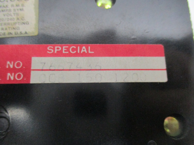 SQUARE D QOB1501200 120/240VAC 50A NSNP