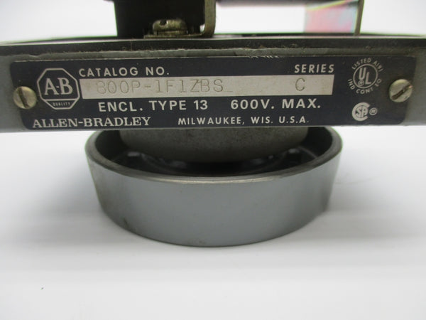 ALLEN BRADLEY 800P-1F1ZBS SER. C 600V (AS PICTURED) UNMP
