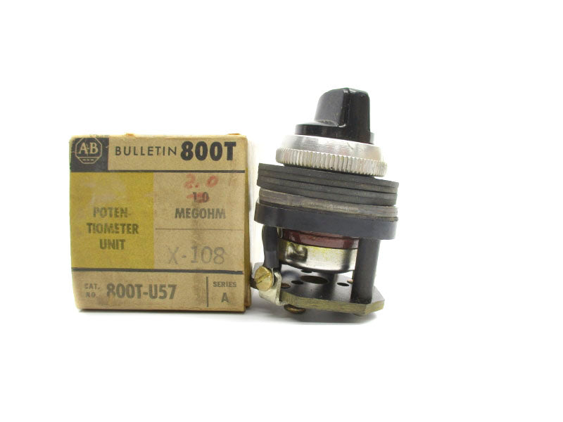 ALLEN BRADLEY 800T-U57 SER. A (BK/YL) NSMP