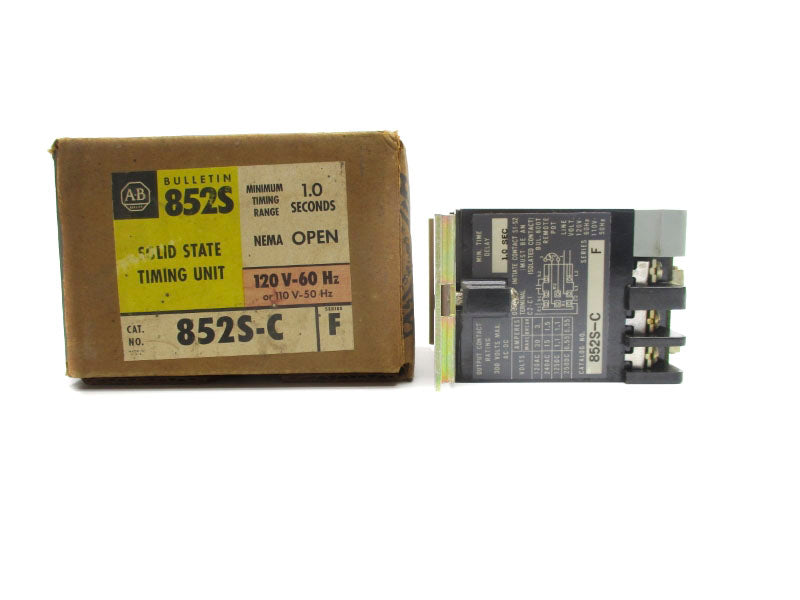 ALLEN BRADLEY 852S-C SER. F 120V 1.0S (BR/YL) NSMP