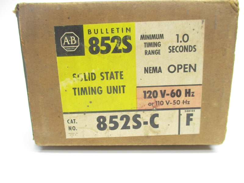 ALLEN BRADLEY 852S-C SER. F 120V 1.0S (BR/YL) NSMP