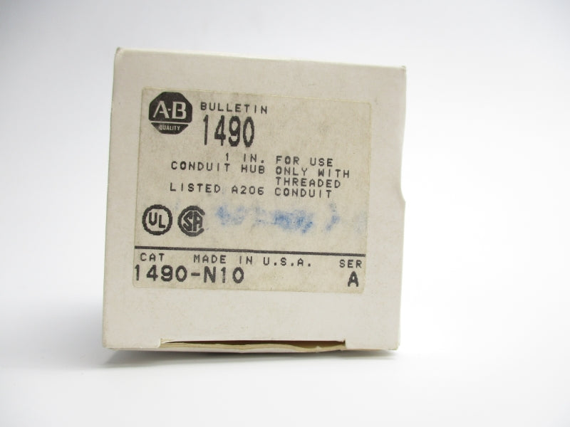 ALLEN BRADLEY 1490-N10 SER. A 1" (WH) NSMP
