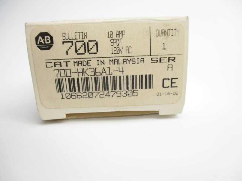 INDUSTRIAL SPARE PART 700-HK36A1-4 SER. A 120VAC 10A (WH) NSMP