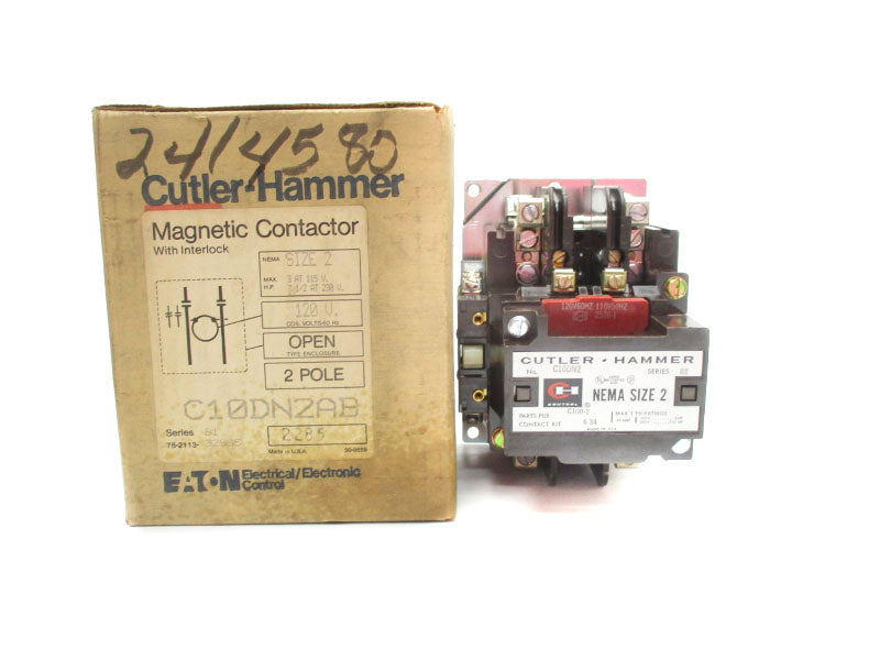 CUTLER HAMMER C10DN2AB SER. B1 110/120V NSMP