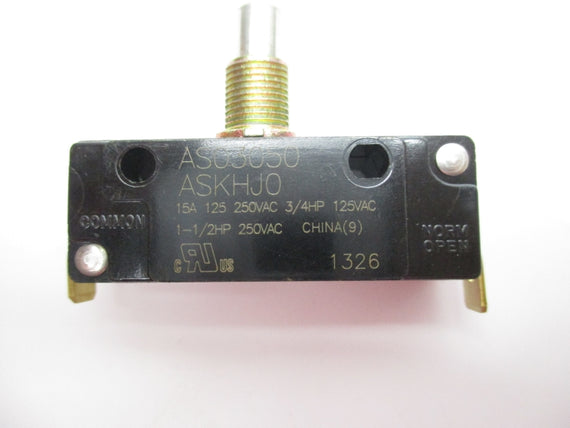 SWITCH AS03050 ASKHJ0 250VAC 15A NSNP