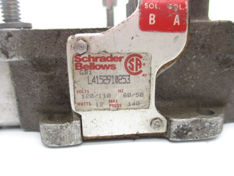 SCHRADER BELLOWS L4152910253 110/120V 140PSI (AS PICTURED) UNMP