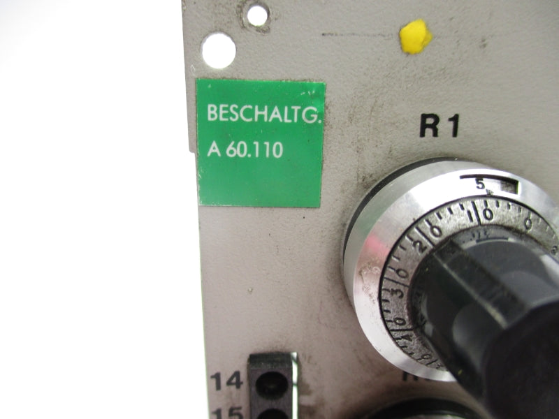 MODULE A60.110 UNMP