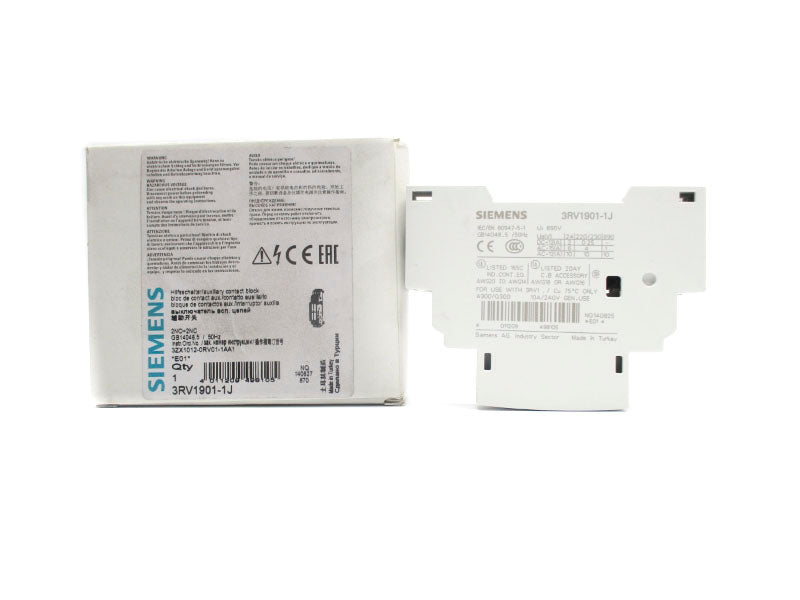 SIEMENS 3RV1901-1J 240V 10A NSMP