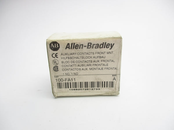 ALLEN BRADLEY 100-FA11 SER. A 600VAC 10A (WH) NSMP