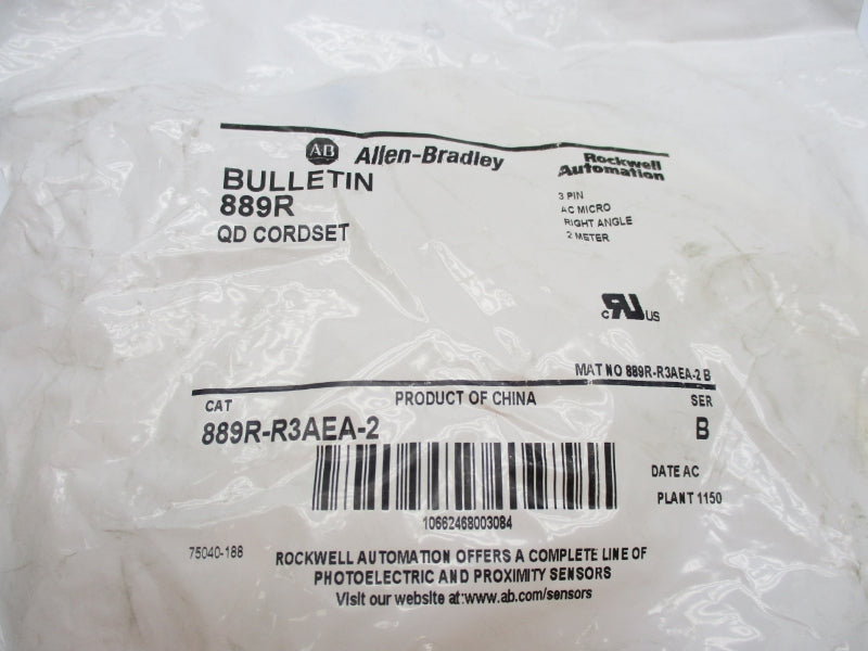 ALLEN BRADLEY 889R-R3AEA-2 SER. B NSMP