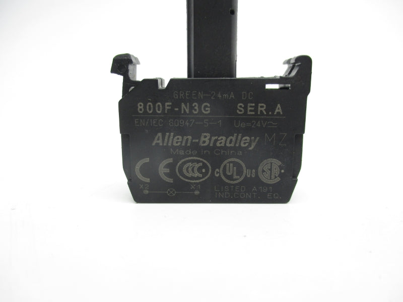 ALLEN BRADLEY 800F-N3G SER. A 24V NSNP