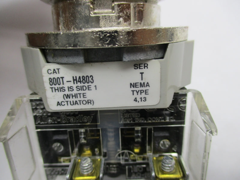 ALLEN BRADLEY 800T-H4803 SER. T (NO KEY) NSNP