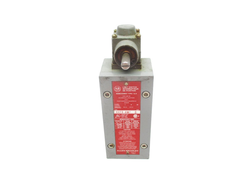 ALLEN BRADLEY 802X-AM7 SER. D 120-600VAC 60A UNMP