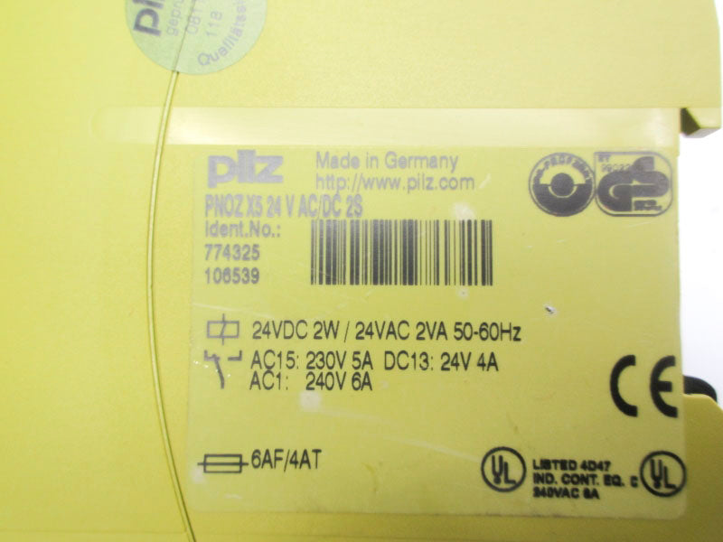 PILZ PNOZX524VAC/DC2S 774325 24VAC/DC UNMP