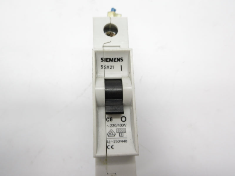 SIEMENS 5SX21-C6 230/440V 6A UNMP
