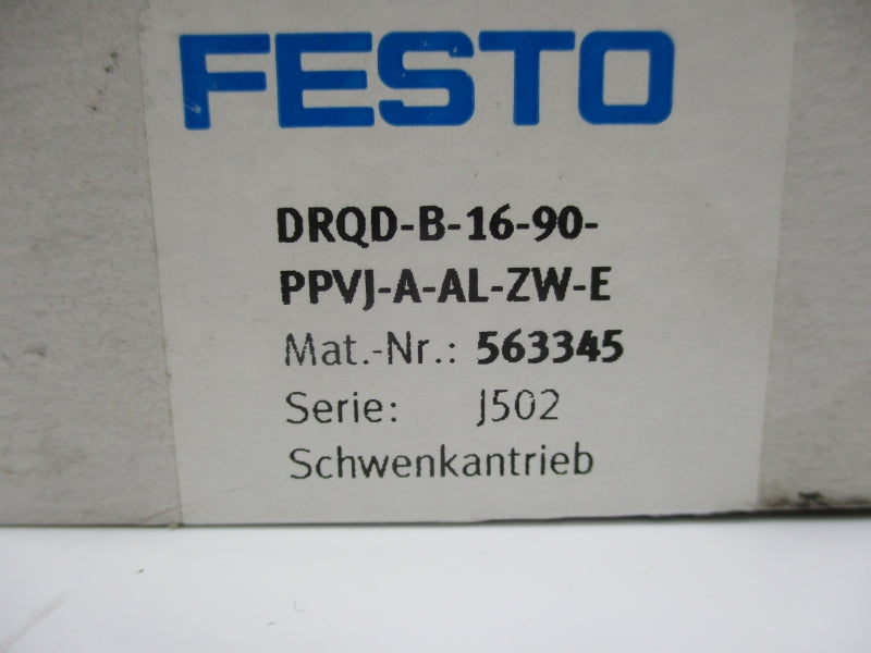 FESTO DRQD-B-16-90-PPVJ-A-AL-ZW-E 563345 NSMP