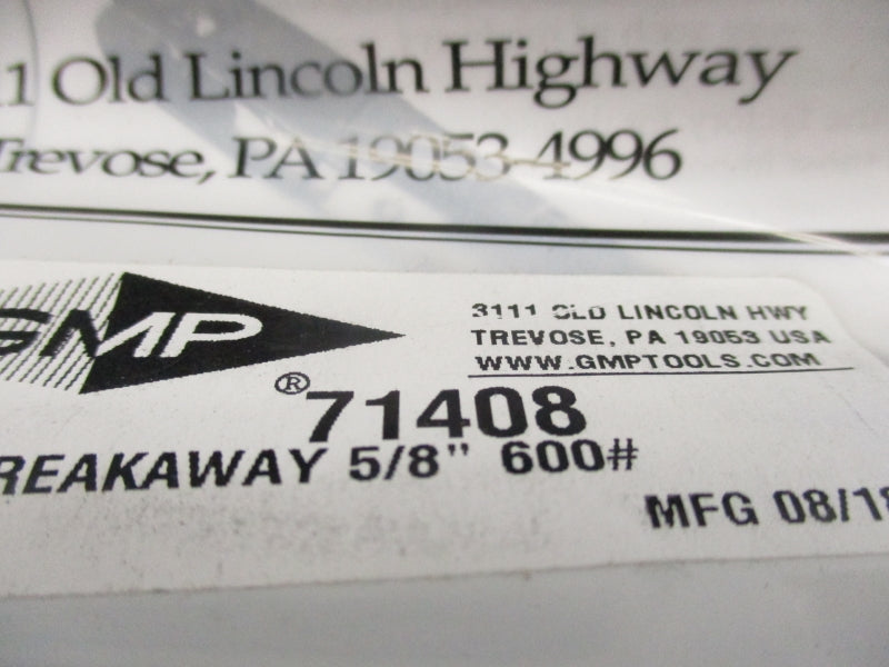 GMP 71408 5/8" NSMP