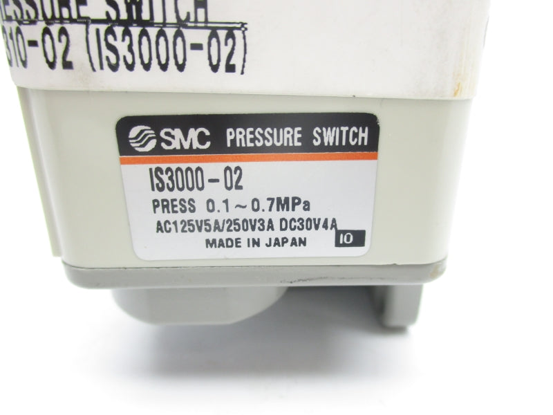 SMC IS3000-02 125/250VAC 5/3A NSNP