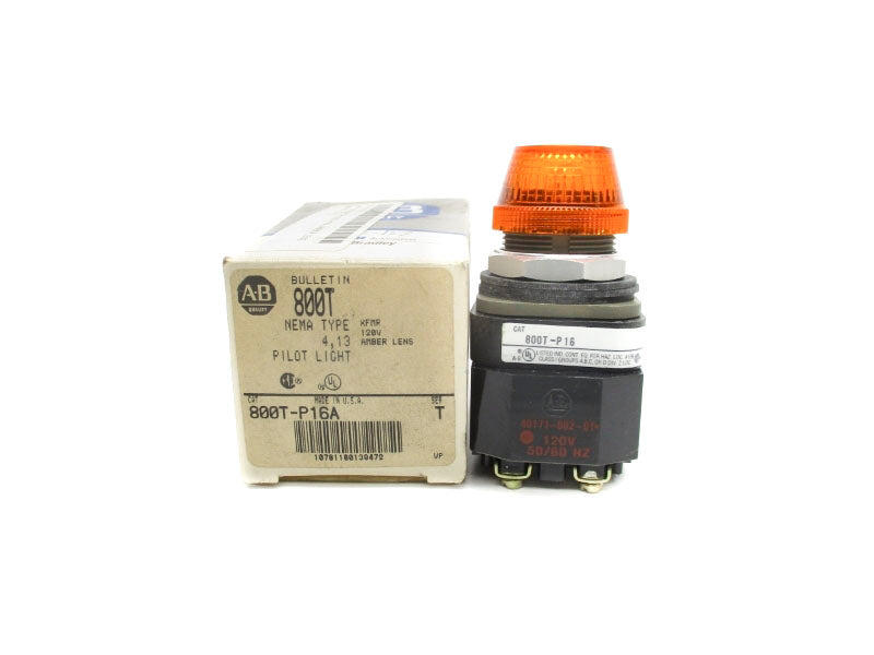 ALLEN BRADLEY 800T-P16A SER. T 120V (GY/BL) NSMP
