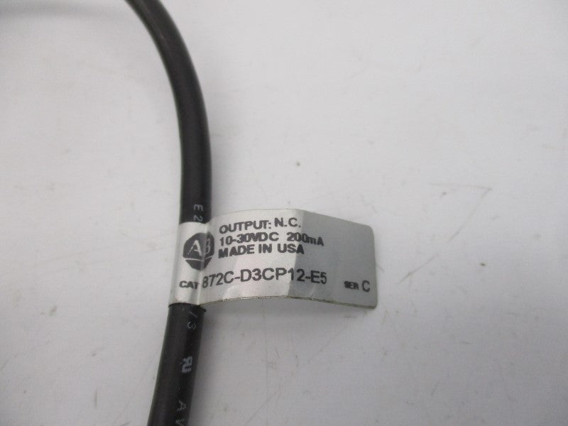 ALLEN BRADLEY 872C-D3CP12-E5 SER. C 10-30VDC NSNP