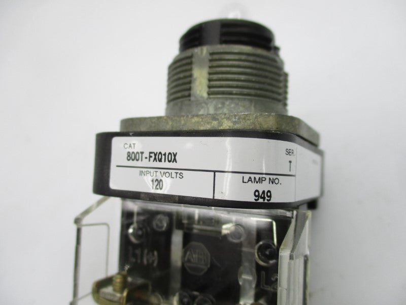 ALLEN BRADLEY 800T-FXQ10X SER. T 120V NSNP